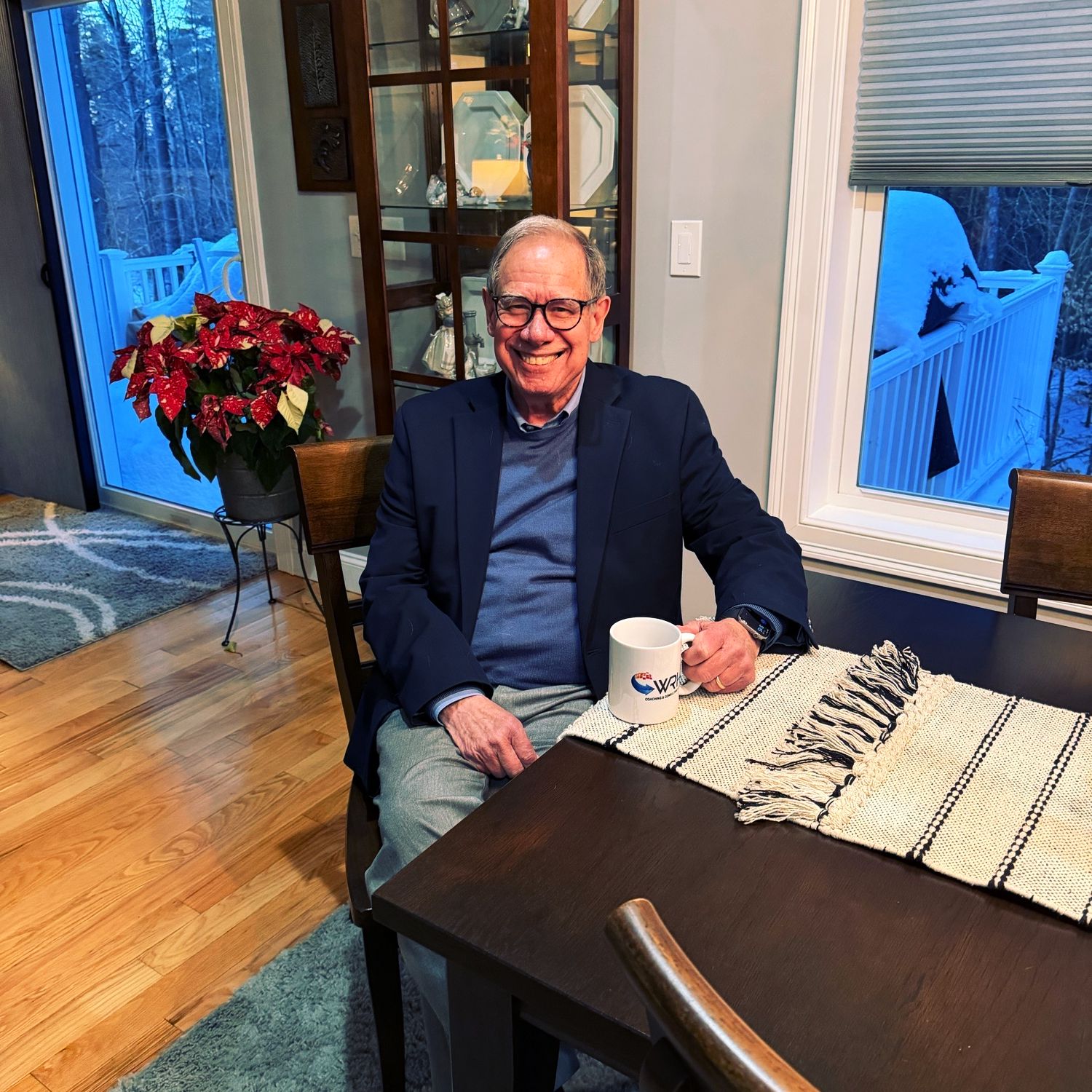 Dr. Bill Harbron at home
